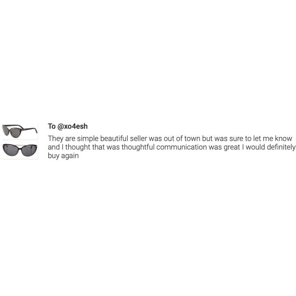 New TOM FORD Editha Black Cat Eye Sunglasses - Picture 10 of 16